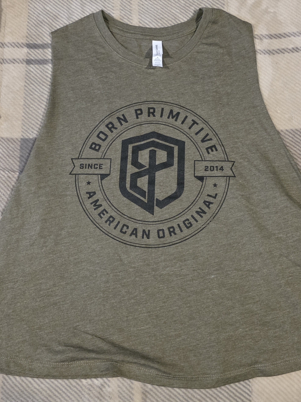 Born Primitive Olive Graphic Muscle Tank